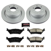 Power Stop 12-18 Ford F-150 Rear Z17 Evolution Geomet Coated Brake Kit PowerStop Brake Kits - Performance Blank