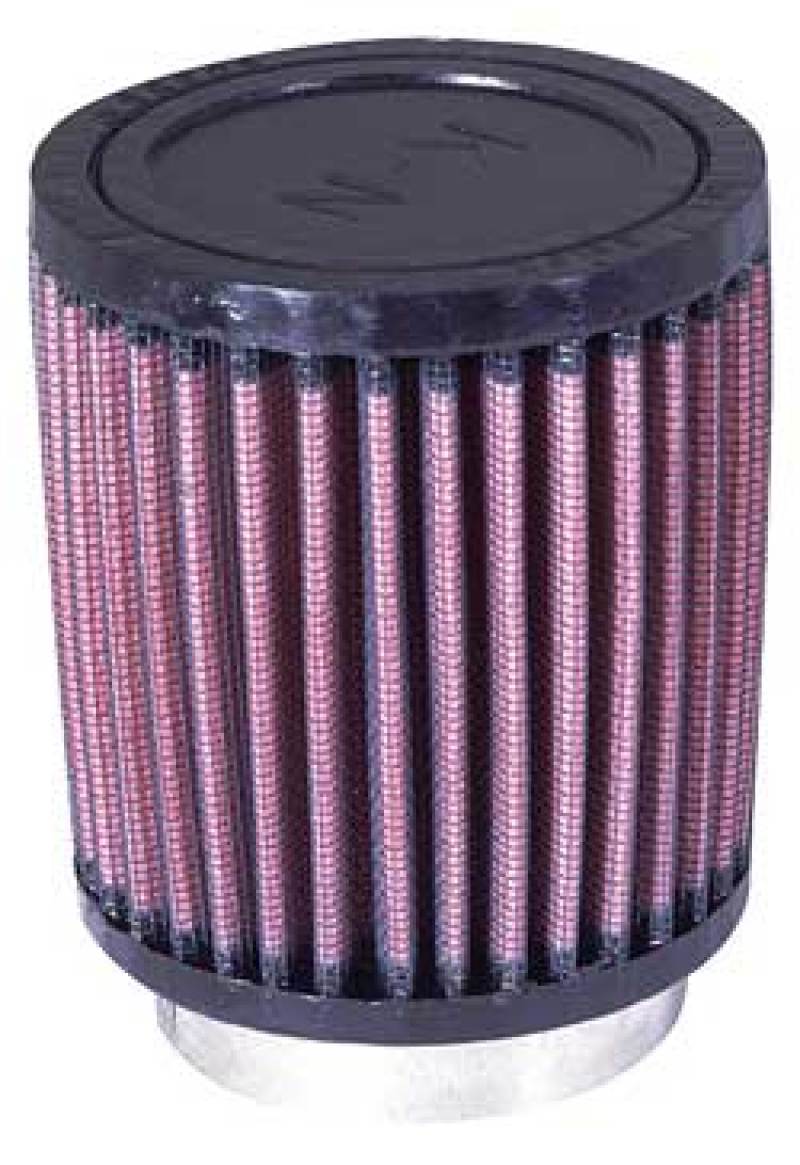 K&N Filter Universal Rubber Filter 2 1/4 inch Flange 3 1/2 inch OD 4 inch Height K&N Engineering Air Filters - Universal Fit