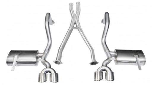 Corsa 1997-2004 Chevrolet Corvette C5 Z06 5.7L V8 Polished Xtreme Cat-Back + XO Exhaust CORSA Performance Catback