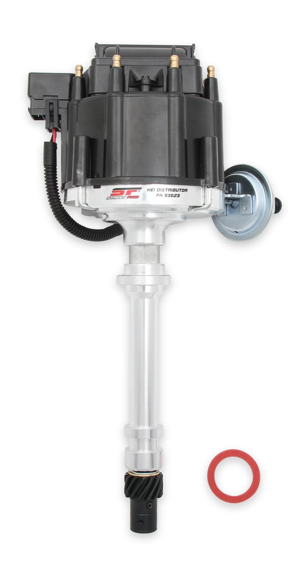 Street Fire Chevrolet V8 GM HEI Distributor w/Black Cap 83623 MSD Autoparts
