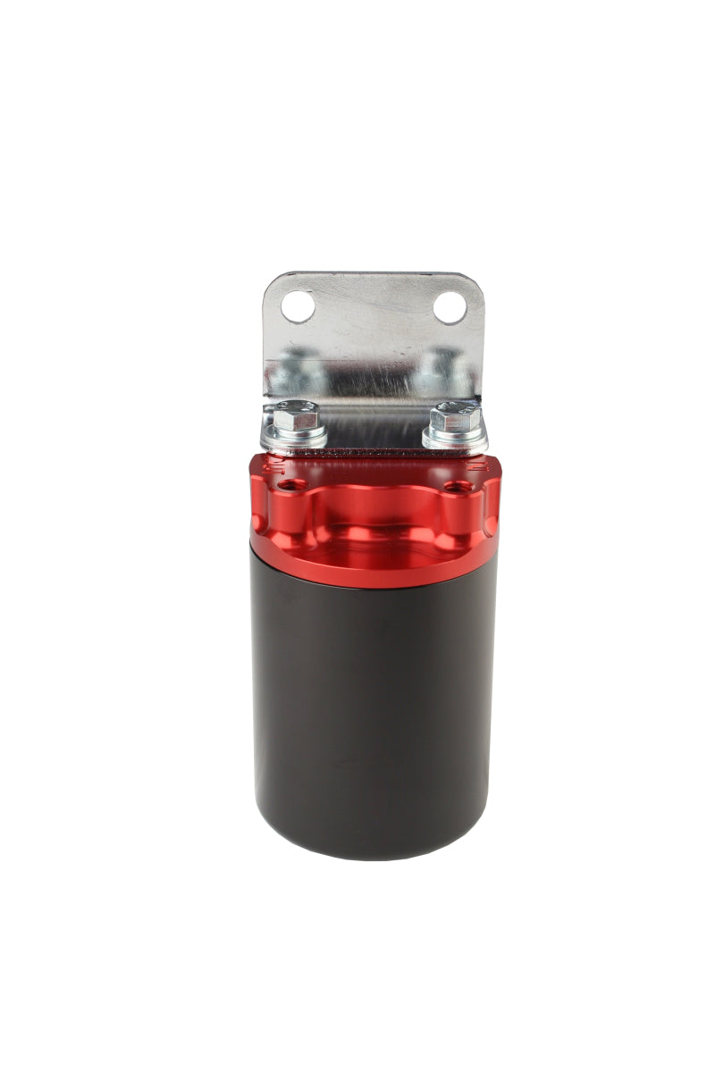 Aeromotive Canister Fuel Filter - 3/8 NPT/100-Micron (Red Housing w/Black Sleeve) Aeromotive Fuel Filters