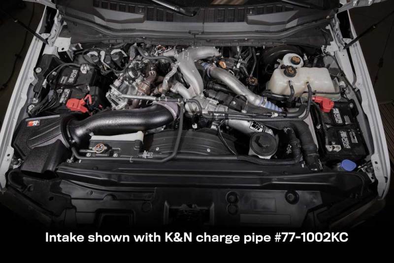 K&N 63 Series AirCharger Performance Intake 20-21 Ford F250 V8-6.7L DSL K&N Engineering Cold Air Intakes