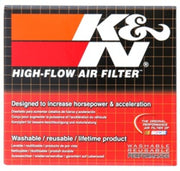 K&N Universal Chrome Filter 2 1/8 inch FLG / 3 inch Bottom / 2 inch Top / 3 inch Height K&N Engineering Air Filters - Universal Fit
