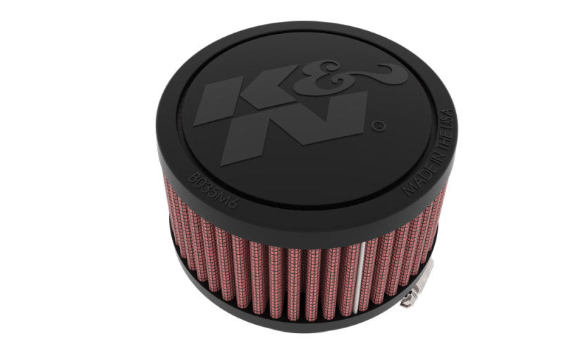 K&N Universal Clamp-On Air Filter 2.25in Flange ID 3.5in OD 2in Height K&N Engineering Air Filters - Universal Fit