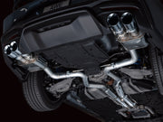 AWE 2024 Ford Mustang GT Fastback S650 RWD SwitchPath Cat-Back Exhaust w/ Quad Chrome Silver Tips AWE Tuning Catback