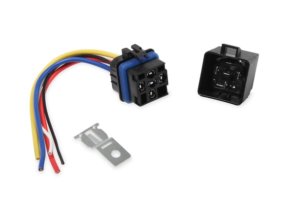 MSD SPST Relay w/Socket Harness 89611 MSD Autoparts