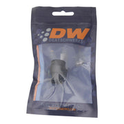 DeatschWerks 8AN ORB to S387 Pre-Filter Sock Adapter - Anodized Matte Black DeatschWerks Fittings