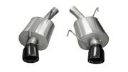 Corsa 2005-2010 Ford Mustang Shelby GT500 5.4L V8 Black Sport Axle-Back Exhaust CORSA Performance Axle Back