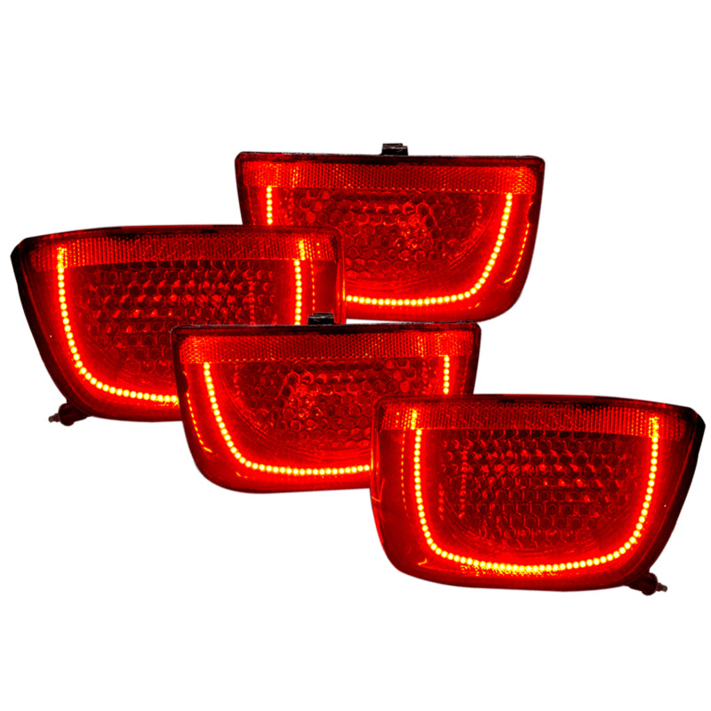 Oracle Chevy Camaro 10-13 Afterburner 2.0 Tail Light Halo Kit - Red ORACLE Lighting Tail Lights
