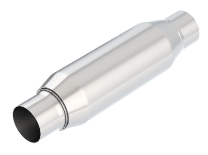 Borla CrateMuffler Resonator Option 2.25in Center/Center 3.5in Round x 10in Borla Muffler