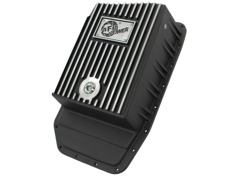 aFe Power Transmission Pan Black Machined 09-14 Ford 6R80 F-150 Trucks aFe Diff Covers
