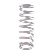 QA1 3-4/5in ID Tapered High Travel Pigtail Spring - 9in Length x 650lbs/in - Silver Powder Coated QA1 Coilover Springs