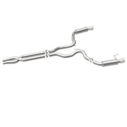 MagnaFlow Cat Back, SS, 3in, Competition, Dual Split Polished 4.5in Tips 2015 Ford Mustang GT V8 5.0 Magnaflow Catback