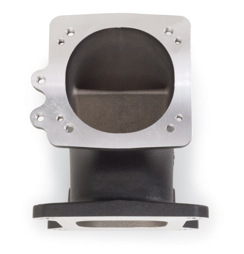 Edelbrock High Flow Intake Elbow 95mm Throttle Body to Square-Bore Flange Black Finish Edelbrock Throttle Bodies