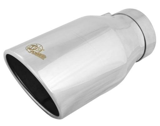aFe Diesel Exhaust Tip Bolt On Polished 4in Inlet x 6in Outlet x 12in Length aFe Catback