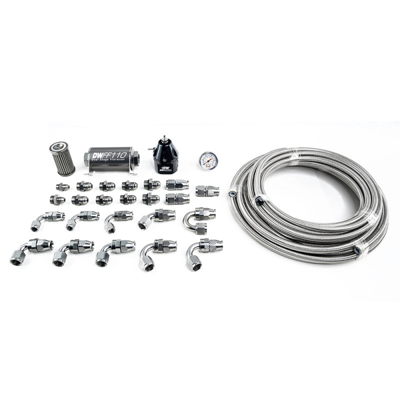 DeatschWerks 11-19 Ford Mustang X2 Series -10AN PTFE Plumbing Kit DeatschWerks Fuel Pumps