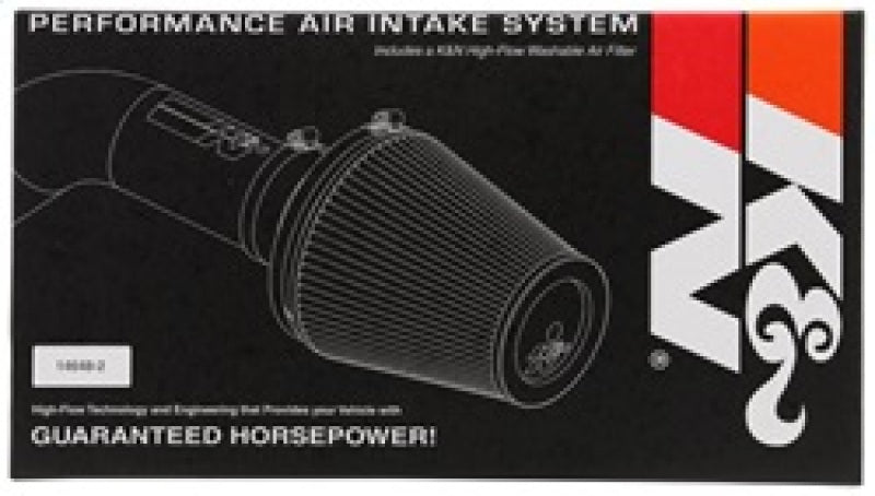 K&N 08-10 Ford F250/F350/F450/F550 Super Duty 6.4L V8 DSL Black Performance Intake Kit K&N Engineering Cold Air Intakes