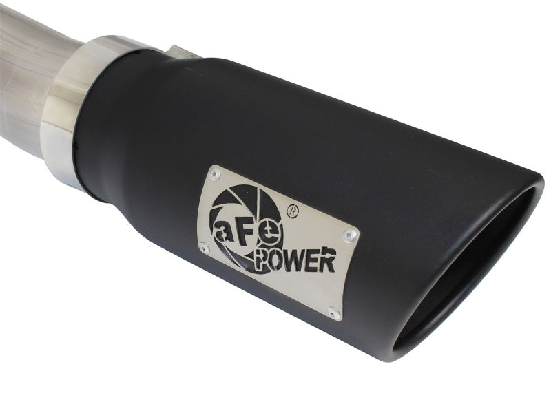 aFe MACHForce XP Exhaust 3in-3.5in SS Single Side Ext CB w/ Black Tip 99-04 Ford F150 V8 5.4L/6.8L aFe Catback