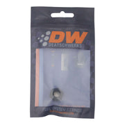 DeatschWerks 6AN ORB Male Plug Fitting with 1/8in NPT Gauge Port - Anodized Matte Black DeatschWerks Fittings