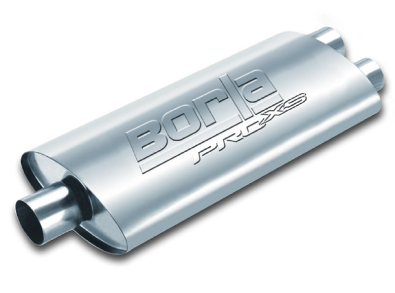 Borla Pro-XS 2.5in Tubing 19in x 4in x 9.5in Oval Center/Dual Muffler Borla Muffler