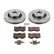 Power Stop 15-19 Ford Mustang Front Autospecialty Brake Kit PowerStop Brake Kits - OE