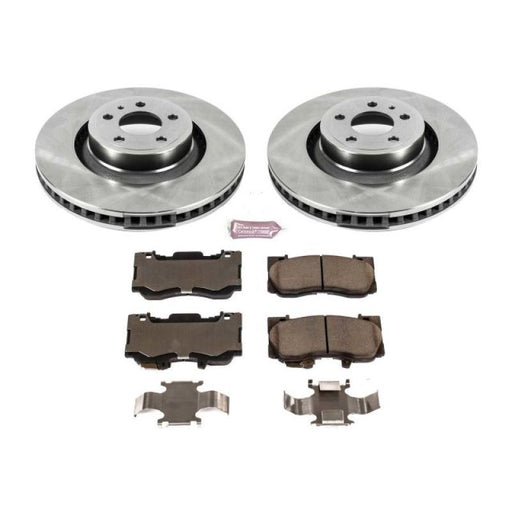 Power Stop 15-19 Ford Mustang Front Autospecialty Brake Kit PowerStop Brake Kits - OE