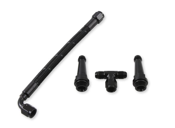 Sniper EFI Stealth 4150 Braided Fuel Crossover Kit 534-236 HOLLEY Autoparts