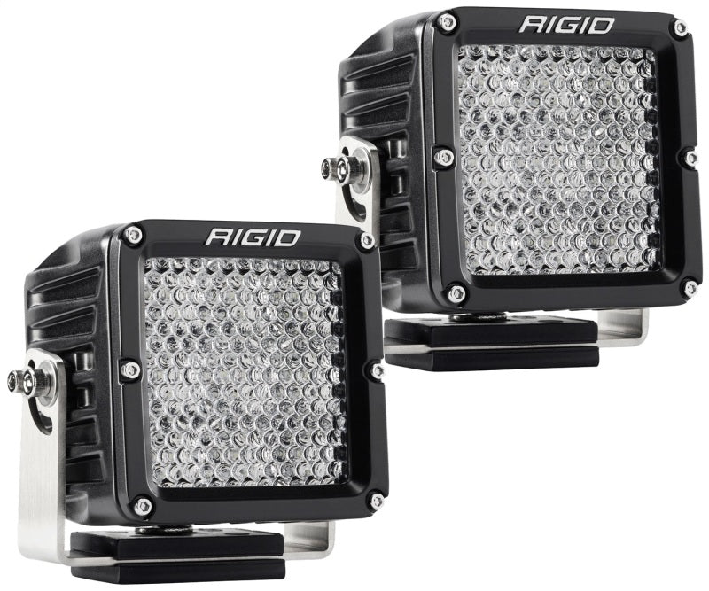 Rigid Industries Dually XL Hybrid Diffused - Spot (Set of 2) Rigid Industries Light Bars & Cubes