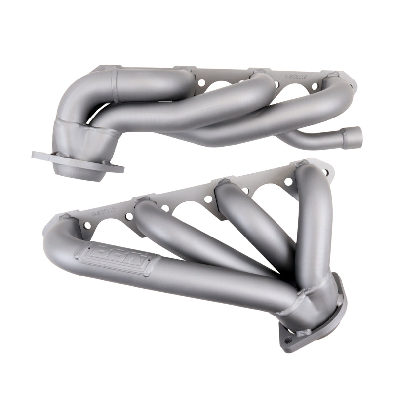 BBK 87-95 Ford F150 Truck 5.8 351 Shorty Unequal Length Exhaust Headers - 1-5/8 Titanium Ceramic BBK Headers & Manifolds