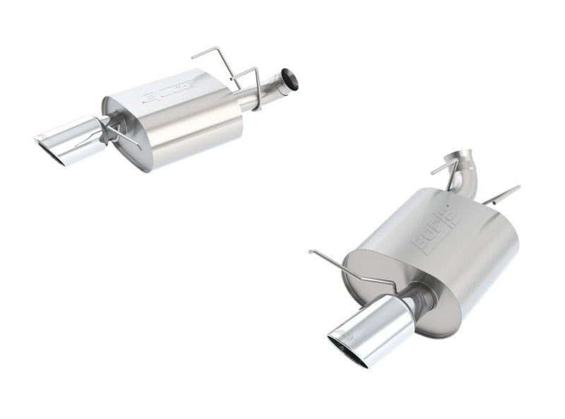 Borla 13-14 Mustang GT/Boss 302 5.0L V8 RWD Single Split Rr Exit Touring Exhaust (rear section only) Borla Axle Back