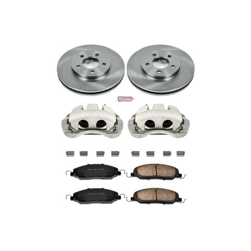Power Stop 05-10 Ford Mustang Front Autospecialty Brake Kit w/Calipers PowerStop Brake Kits - OE