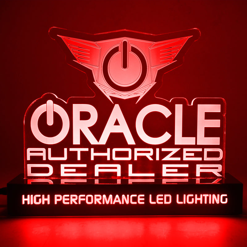 Oracle LED Authorized Dealer Display - Clear ORACLE Lighting POP Displays