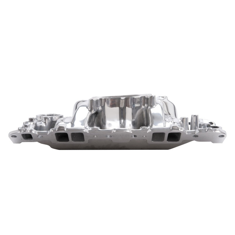 Edelbrock SBC Perf Air Gap Manifold Polished Edelbrock Intake Manifolds