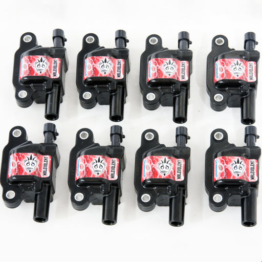 Granatelli 05-17 GM LS1/LS2/LS3/LS4/LS5/LS6/LS7/LS9/LSA Malevolent Coil Packs - Black (Set of 8) Granatelli Motor Sports Ignition Coils - Upgrade
