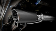 Borla 21-23 Ford Raptor 3in Tail Pipe Kit 4.5in Tip - Carbon Fiber Black Anodized Borla Tips