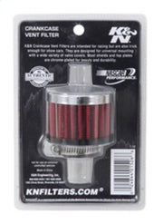 K&N 3/4 inch ID 2 inch OD 1.5 inch H Clamp On Crankcase Vent Filter K&N Engineering Air Filters - Universal Fit