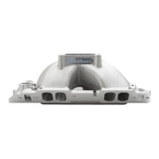 Edelbrock Manifold Chevy BB 9 8 Deck (Short) Super Victor 565 Thick Flange Rect Port Heads Edelbrock Intake Manifolds