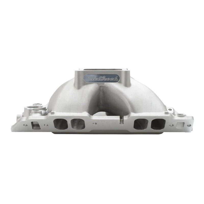 Edelbrock Manifold Chevy BB 9 8 Deck (Short) Super Victor 565 Thick Flange Rect Port Heads Edelbrock Intake Manifolds