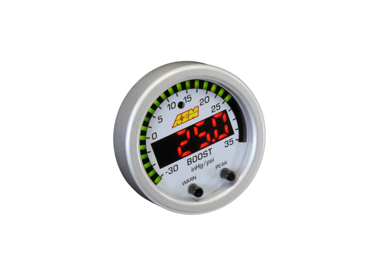 AEM X-Series Boost Pressure -30inHg 35psi Gauge AEM Gauges