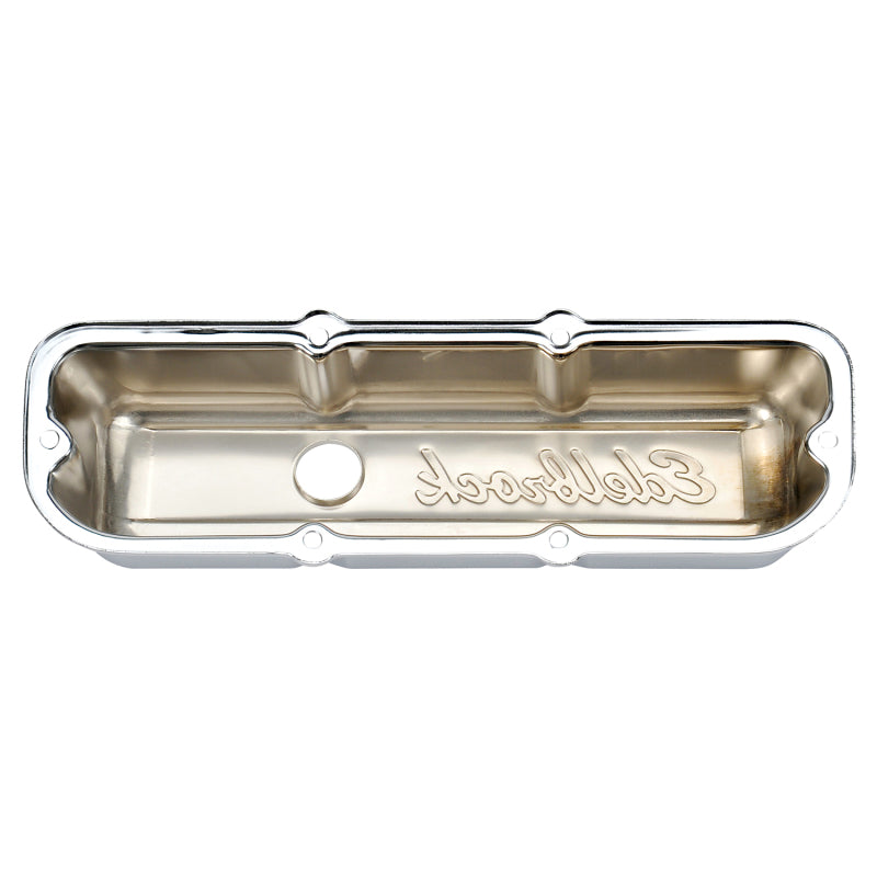 Edelbrock Valve Cover Signature Series Chevrolet 1982-1993 2 8L 60 V6 Chrome Edelbrock Valve Covers