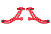 BMR Suspension 05-14 Ford Mustang Lower A-Arms - Red - Non-Adjustable BMR Suspension Control Arms