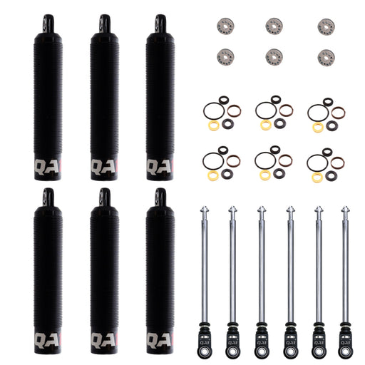 QA1 16.25 Eye-B/Eye-B V-None Dry LD Piston Shock Large Aluminum Coilover 11.38 - 6 Pack QA1 Shocks and Struts