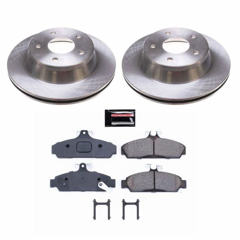 Power Stop 84-87 Chevrolet Corvette Front Autospecialty Brake Kit PowerStop Brake Kits - OE