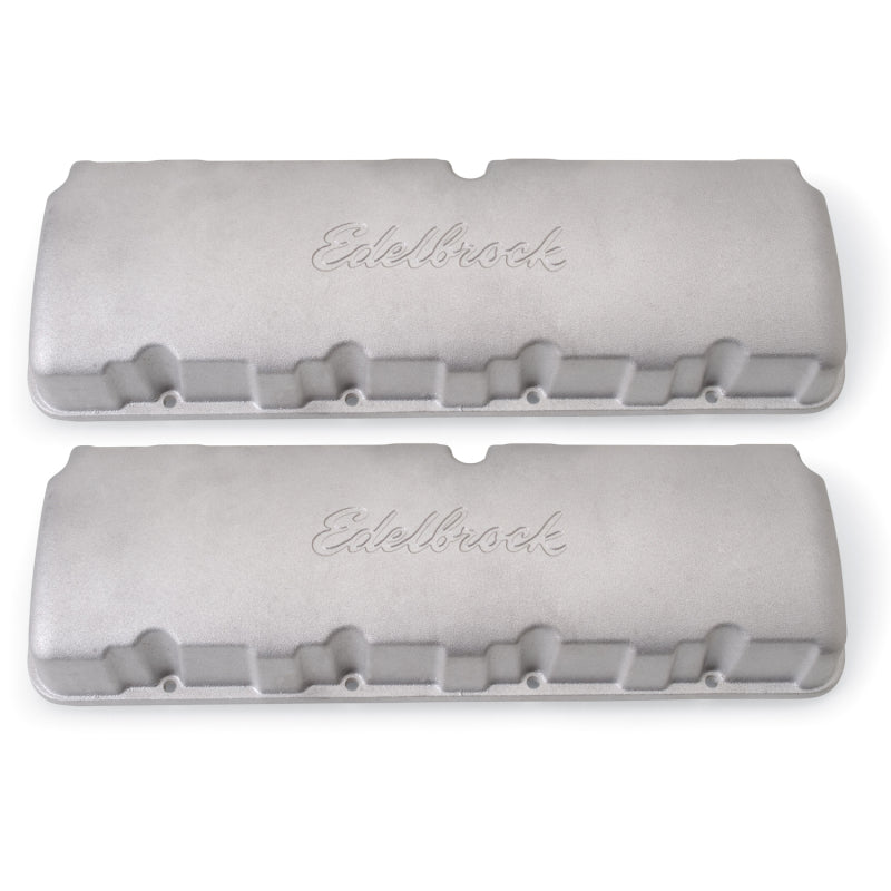 Edelbrock Valve Cover Chevy for Big Victor Head Edelbrock Valve Covers