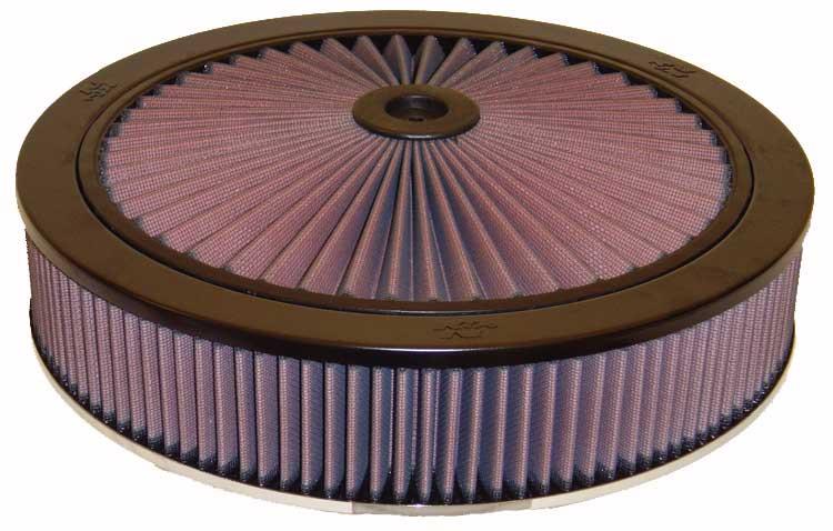 K&N X-Stream Top Assembly 14in OD 5.125in Neck Flange 4.62in H w/Vent K&N Engineering Air Filters - Universal Fit