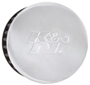 K&N 1.5in Flange ID x 3in OD x 2.5in H Chrome Finish Rubber Base Crankcase Vent Filter K&N Engineering Air Filters - Universal Fit