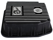 aFe Transmission Pan (Black); Ford Trucks 94-08 AODE aFe Diff Covers