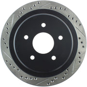 StopTech 97-10 Chevy Corvette Slotted & Drilled Rear Right Rotor Stoptech Brake Rotors - Slot & Drilled