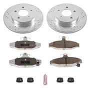 Power Stop 93-97 Chevrolet Camaro Rear Z26 Street Warrior Brake Kit PowerStop Brake Kits - Performance D&S
