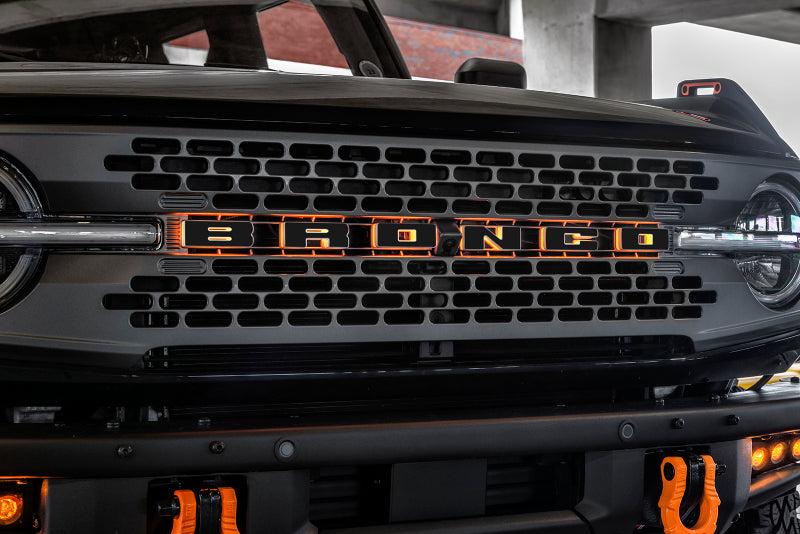 ORACLE Lighting Universal Illuminated LED Letter Badges - Matte Blk Surface Finish - A ORACLE Lighting Light Accessories and Wiring